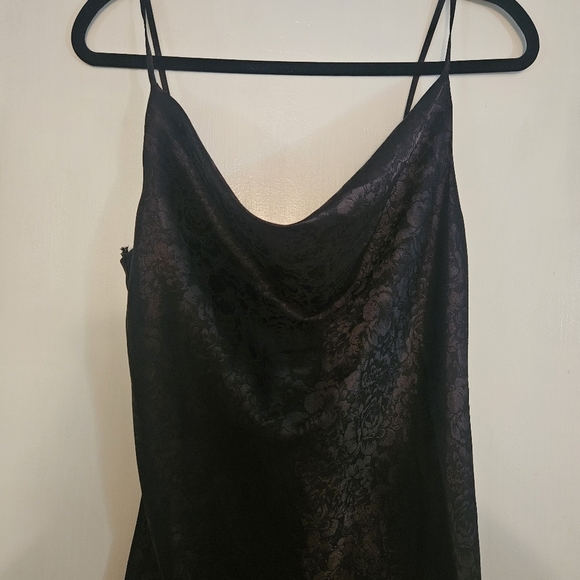 Kittenish Black Cowl Neck Midi Dress Medium - Picture 4 of 7